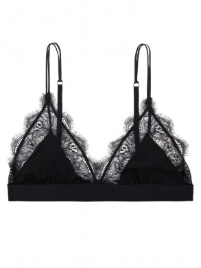 Love lace bralette black 