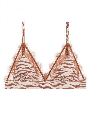 Love lace bra brown 