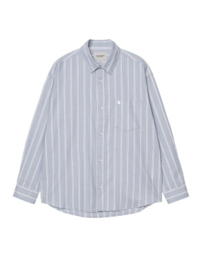 LS beale stripe shirt gentle blue 