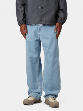 Lucas pant cotton denim blue bleached 