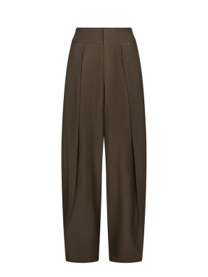 Lucille structure pant dk brown XS