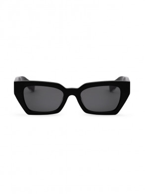 Luna sunglass transparent black grey 