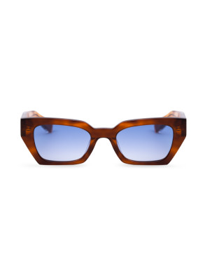Luna sunglass transparent grad blue havana 