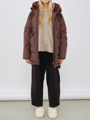 Lyndon puffer jacket french roast 