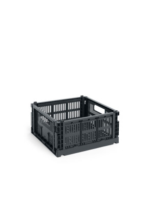 Colour crate M square charcoal 