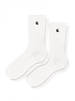 Madison 2 paack socks white 