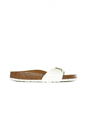 Madrid sandals patent white 