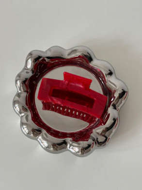 Maja clip dark red 