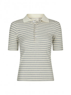 Manama stripe blouse light blue 
