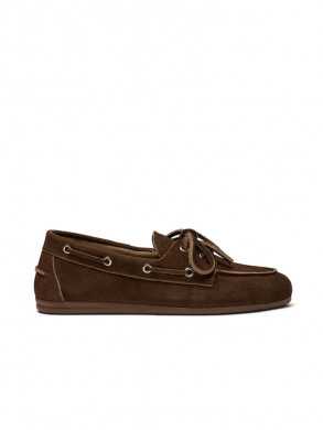 Marin slipper brown suede 