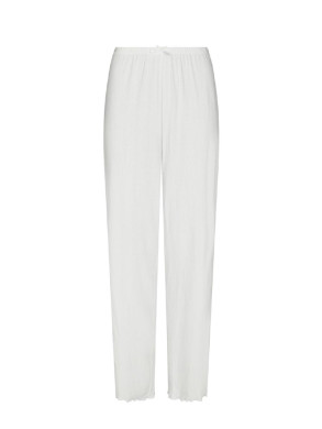 Maris pointelle  pants off white 