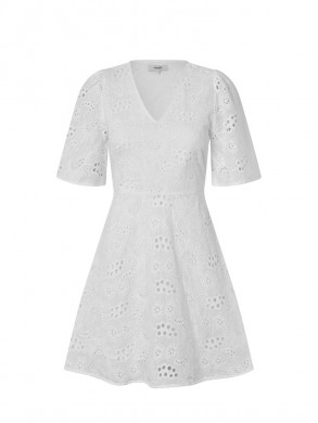 Melika v-m dress white 