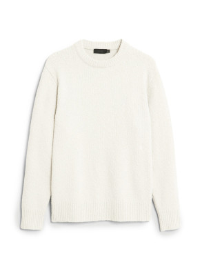 Mike knit soft cotton mix off white 