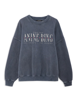 Miles sweatshirt sport club washed black 