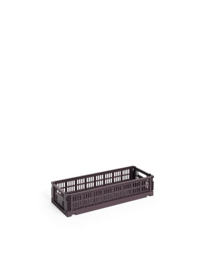 Colour crate mini oblong bordeaux 