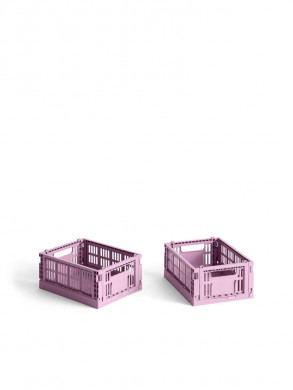 Colour crate mini set of 2 dusty rose OS