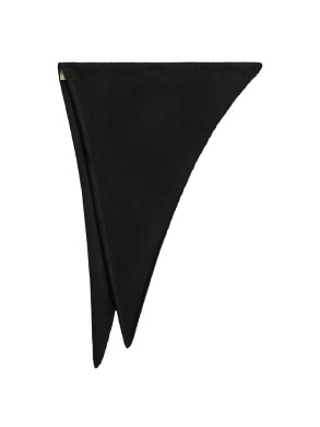 Misty medium knit scarf black 