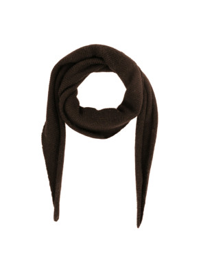 Misty knit scarf chocolate 