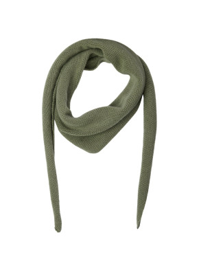 Misty knit scarf smoke green 