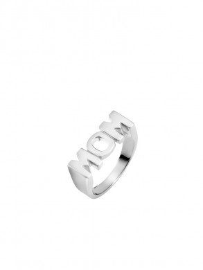 Mom ring silver 