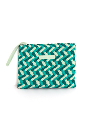 Neoprene pencil bag multi r green 