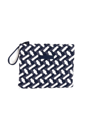 Neoprene pencil bag multi r blue 