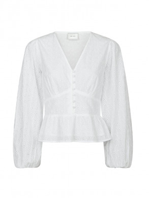 Neroni embroidery blouse white 