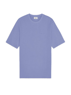Nat logo tee stone blue 