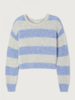 Nib 18a pullover rayures givre 