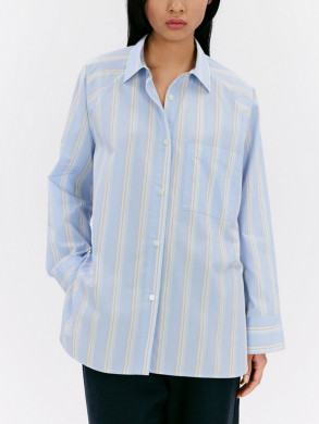 Noelle blouse blue stripe 