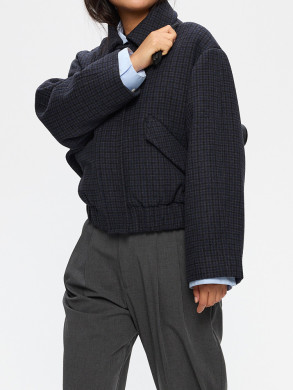 Nova jacket grey check 