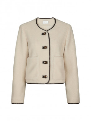 Oak fluffy jacket ivory 