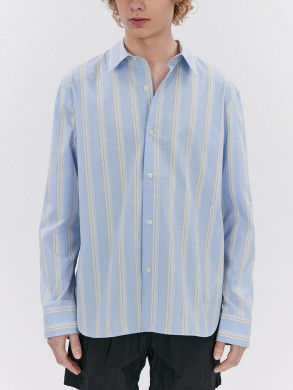 Ossian shirt blue stripe 