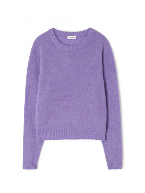 Oui 18a pullover viola chine 