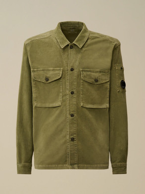 Overshirt corduroy seagrass 