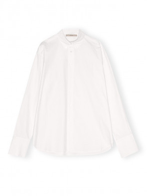 Oversize poplin shirt bright wht 