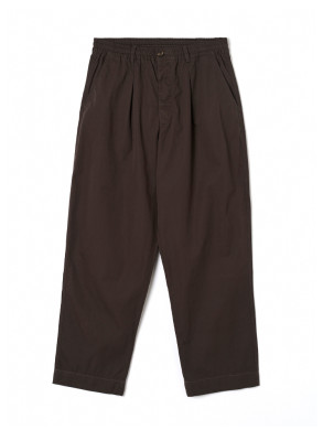 Oxford pant micro canvas brown 