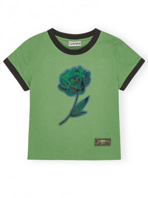 Peony baby fit t-shirt stone 
