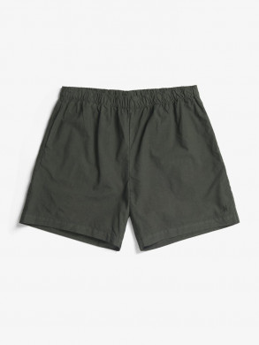 Per cotton tencel shorts blk olive 