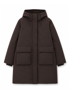 Pina rain parka dk brown 