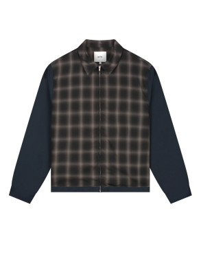 Plaided shirt jacket plaid 