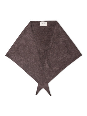 Poppy scarf brown 
