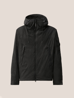 Pro tek primaloft silver hooded lens jacket black 
