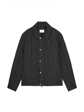 Quilted blouson black L