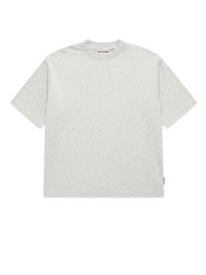 Heavy oversize tee lt grey mel 