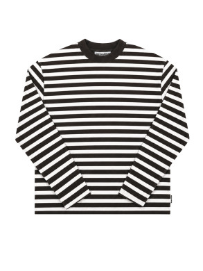 Striped oversize longsleeve espresso snow 