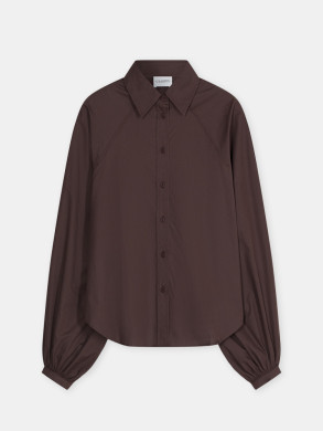 Raglan blouse mahagony 