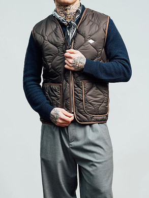 Rail zip vest moro 