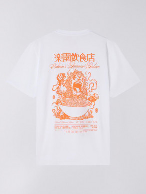 Ramen palace t-shirt white garm washed 