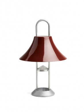 Mousqueton lamp iron red 